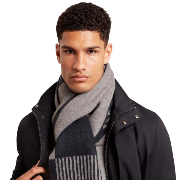 Ted Baker Lettering Knitted Reversible Scarf