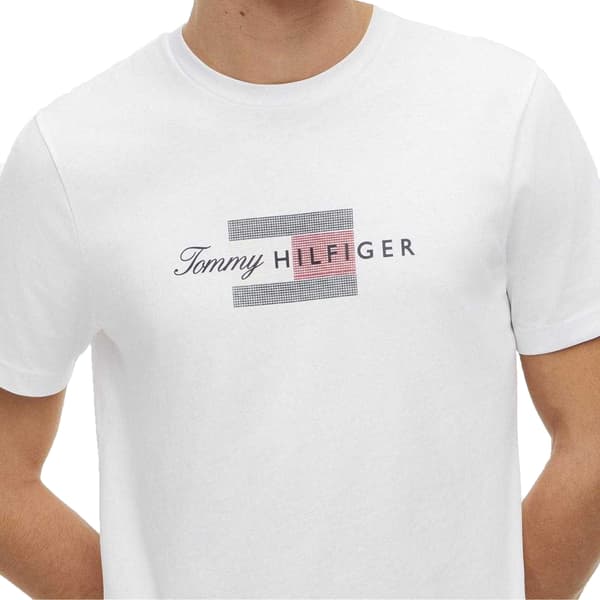 Tommy Hilfiger Herr T-shirt med scriptlogotyp