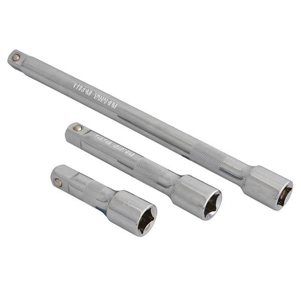 Bluespot Tools 1/2in Square Drive Cv Extension Bar Set 3 Piece