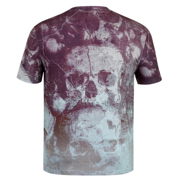 Firetrap Mens Skull Distressed T-Shirt