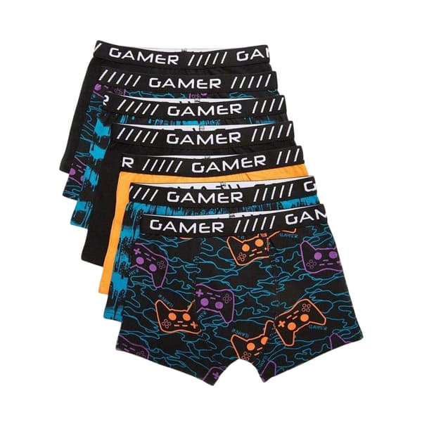 Studio Pro Pojkar Gamer Bomull Boxershorts (7-pack)