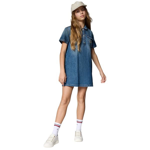 Tommy Hilfiger Flickor Denim Miniklänning
