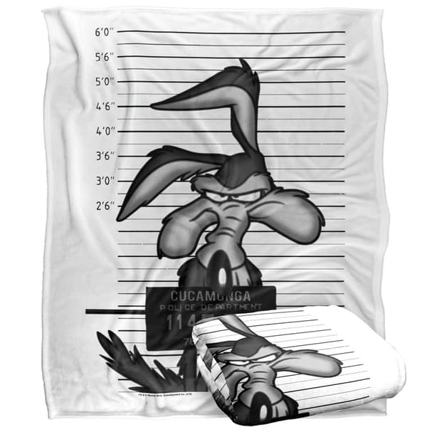 Looney Tunes Wile E Coyote Busted Soft Touch Blanket