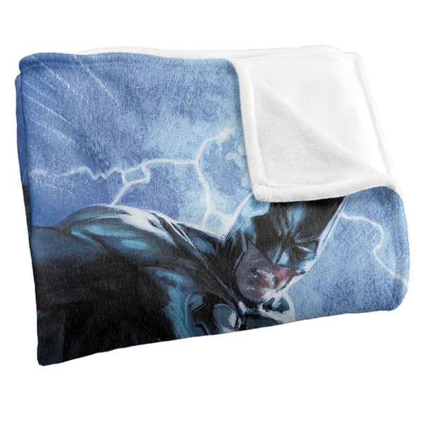 Batman Leaping Down Blanket