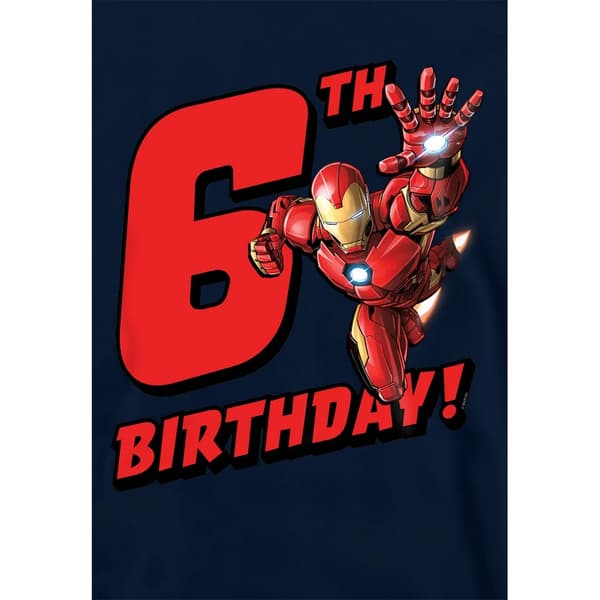 Marvel Barn/Kids Iron Man 6-årsdag Huvtröja