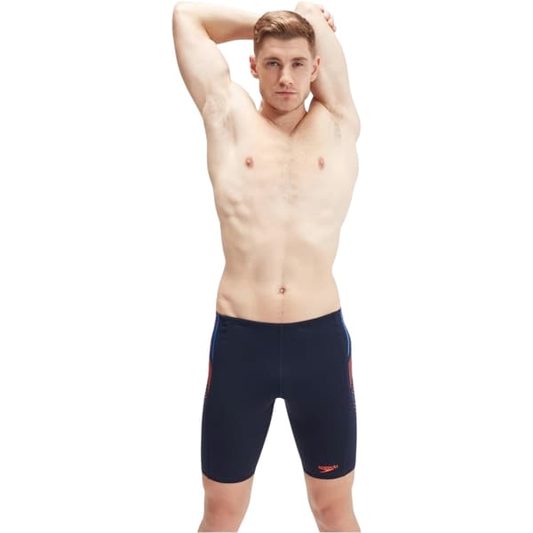 Speedo Mens Stripe Textile Technical Jammer Shorts