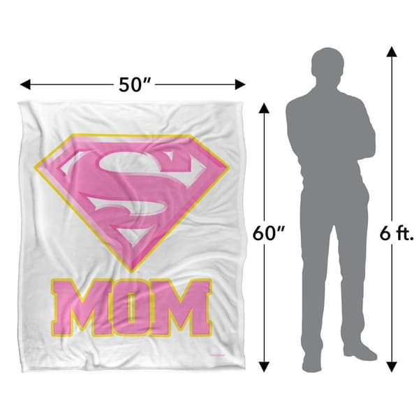 Superman Mom Logo Blanket