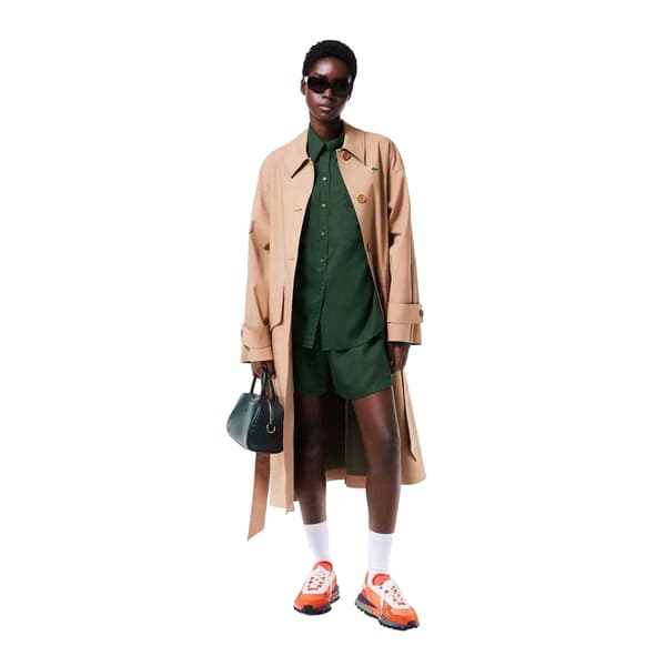 Lacoste Dam Lyocell Oversized Skjorta