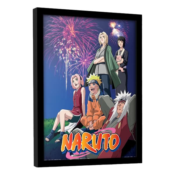 Naruto Fireworks Framed Poster