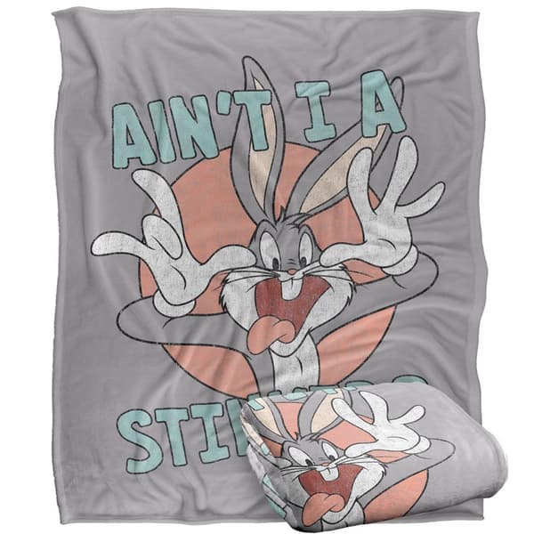 Looney Tunes Aint I A Stinker Bugs Bunny Blanket