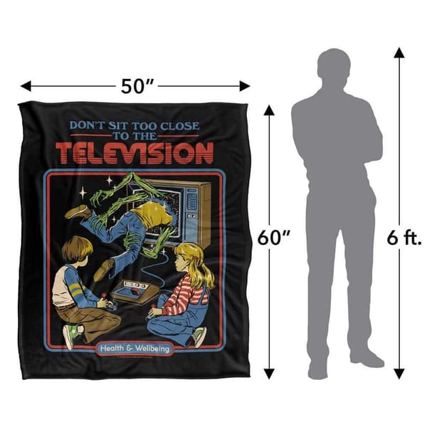 Steven Rhodes Don´t Sit Too Close Soft Touch Blanket
