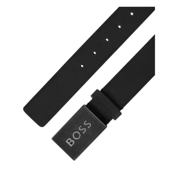 Boss Logo Leather Belt
