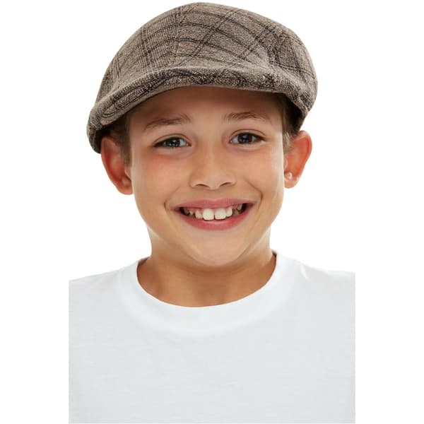 Smiffys Childrens/Kids Plaid Flat Cap