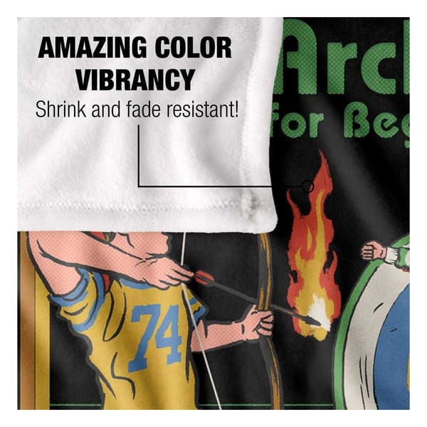 Steven Rhodes Archery For Beginners Soft Touch Blanket
