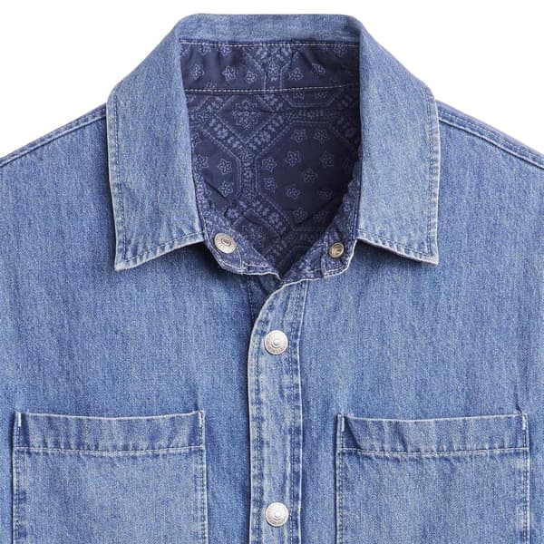 Levis Mens Bryant Patterned Corduroy Overshirt