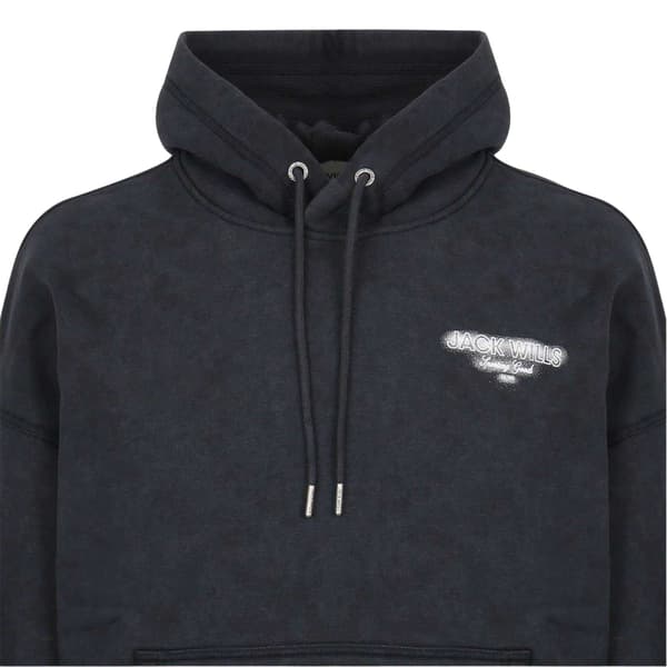 Jack Wills Herr Script Långärmad Hoodie