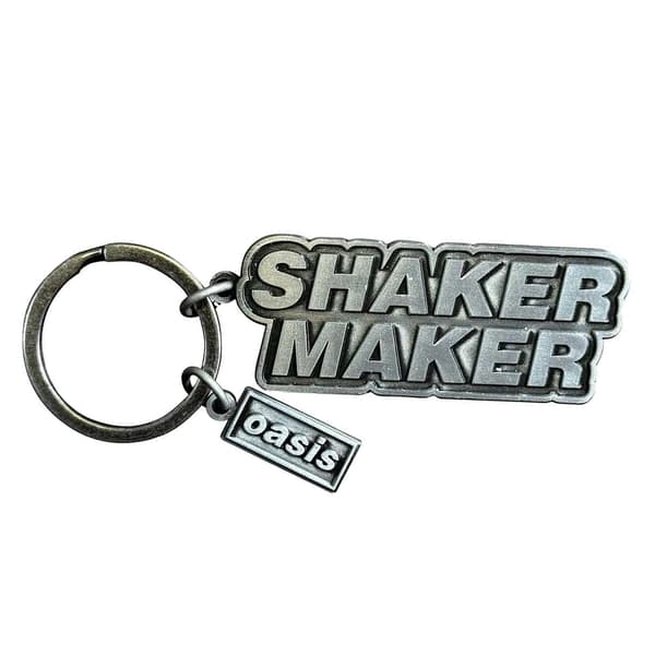 Oasis Shakermaker Decca Logo Keyring