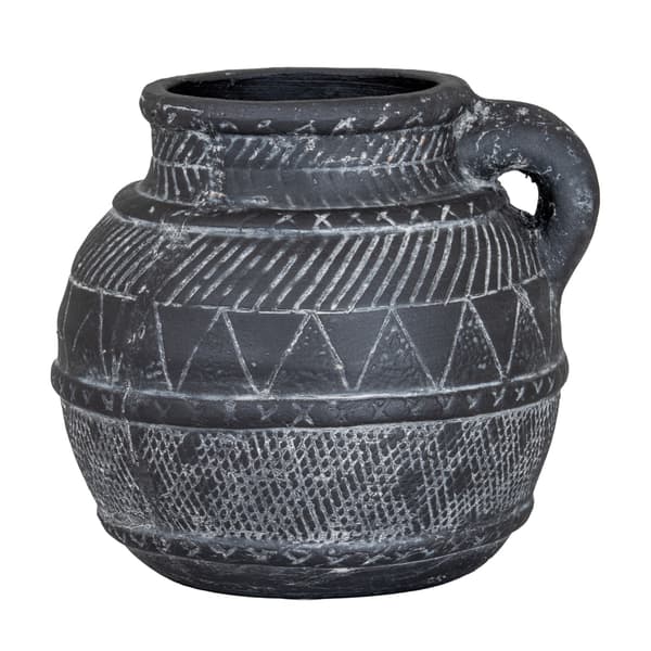 Hill Interiors Etched Collection Ceramic Tall Jug