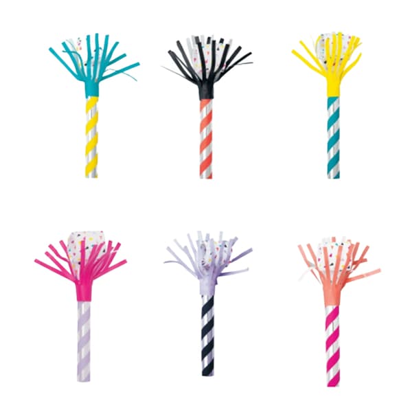 Unik Party Fringe Noisemaker (6-pack)