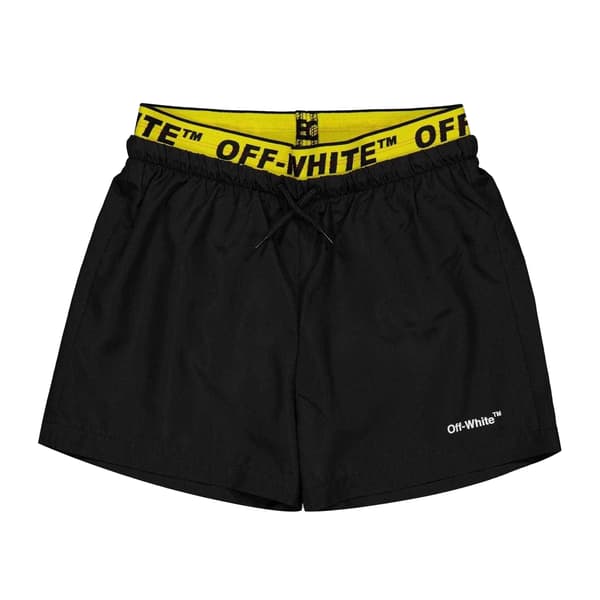 Off White Mens Elasticated Swim Shorts