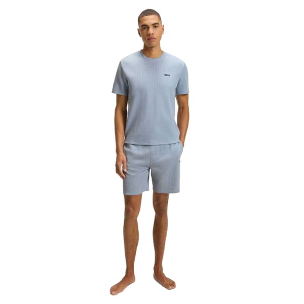 Boss Mens Waffle Knit Structured Pyjama Top