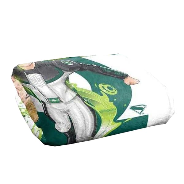 Superman Green Lantern 2025 Logo Soft Touch Blanket