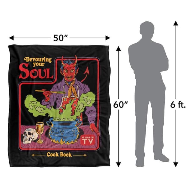 Steven Rhodes Devouring Your Soul Soft Touch Blanket