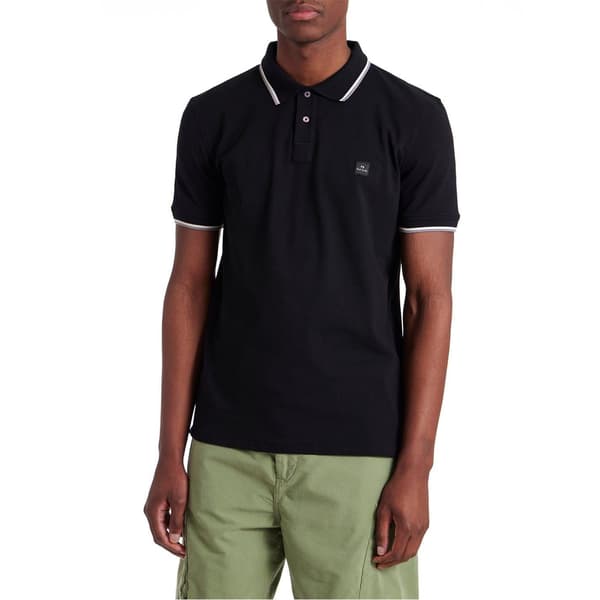 Paul Smith Herr Patch Cotton Logo Pikétröja