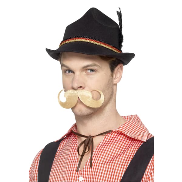 Smiffys Deluxe Feather Trenker Hat