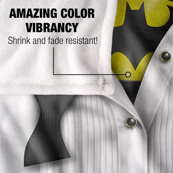 Batman Secret Identity Blanket