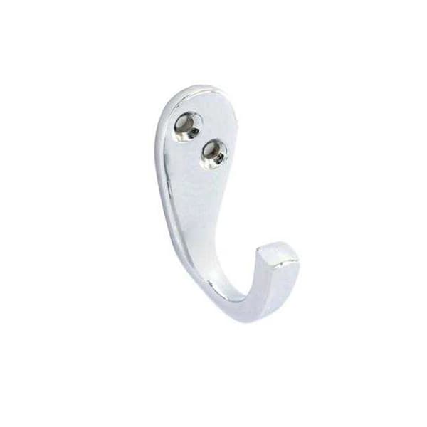 Securit viktoriansk klädkrok i krom (2-pack)