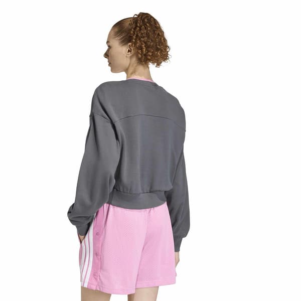Adidas Dam/Dam Drop Shoulder Crop Sweatshirt