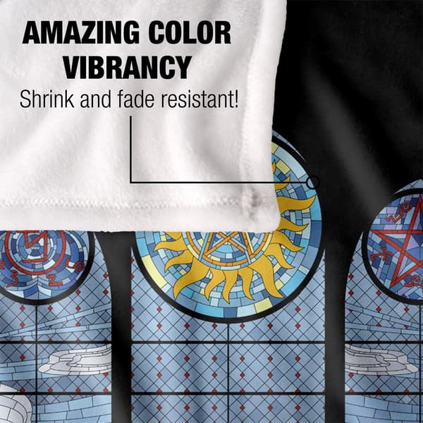 Supernatural Stained Glass Blanket