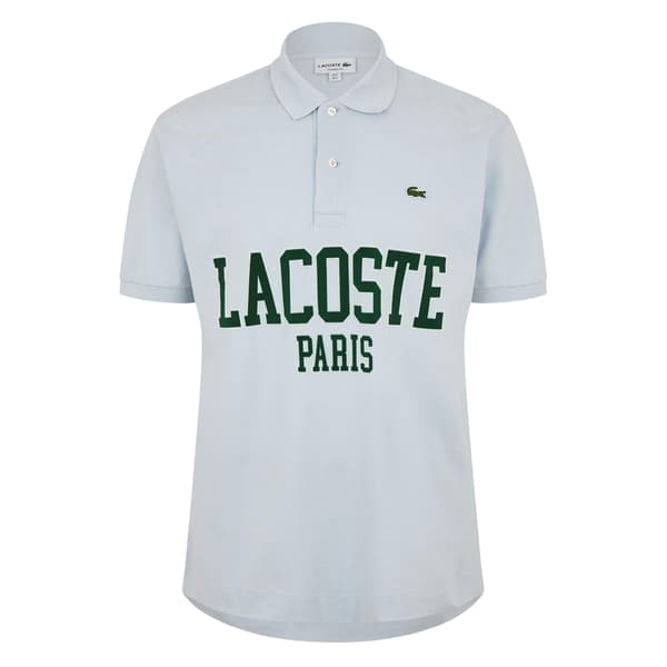 Lacoste Herr Paris Lettering Regular Pikétröja