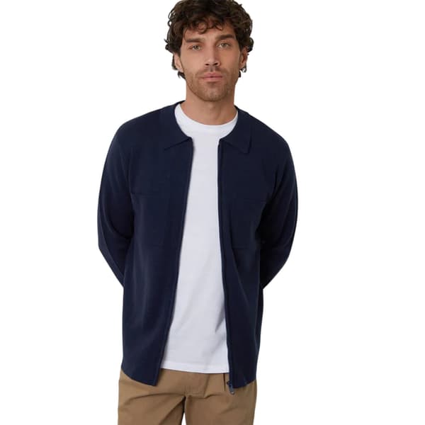 Threadbare Mens Knitted Zip Front Cardigan