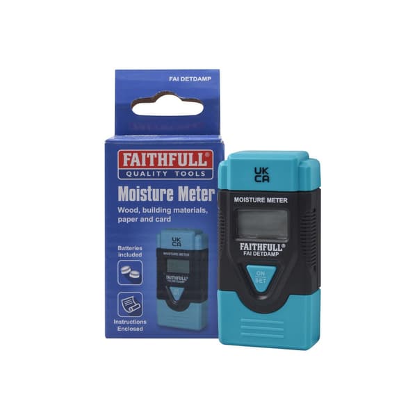 Faithfull Damp & Moisture Meter Lcd Display