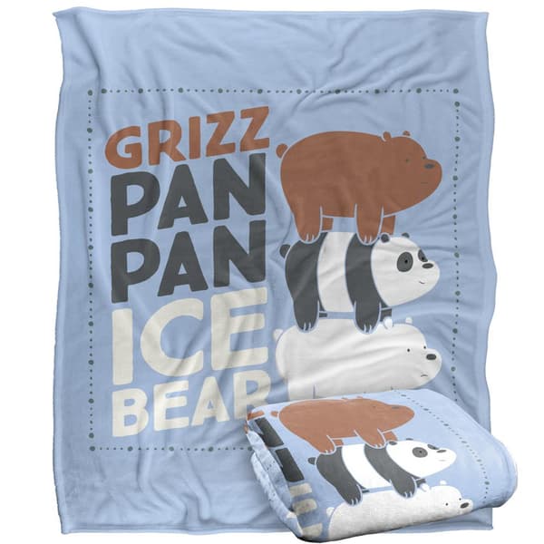 We Bare Bears Silky Grizz Supersoft Filt