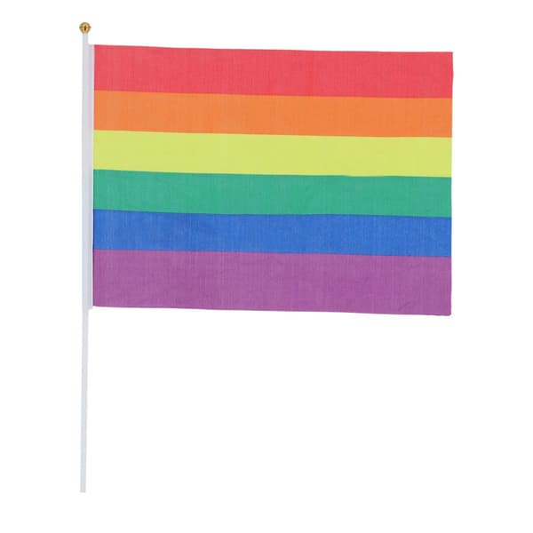 Smiffys Regnbågsflagga (12-pack)
