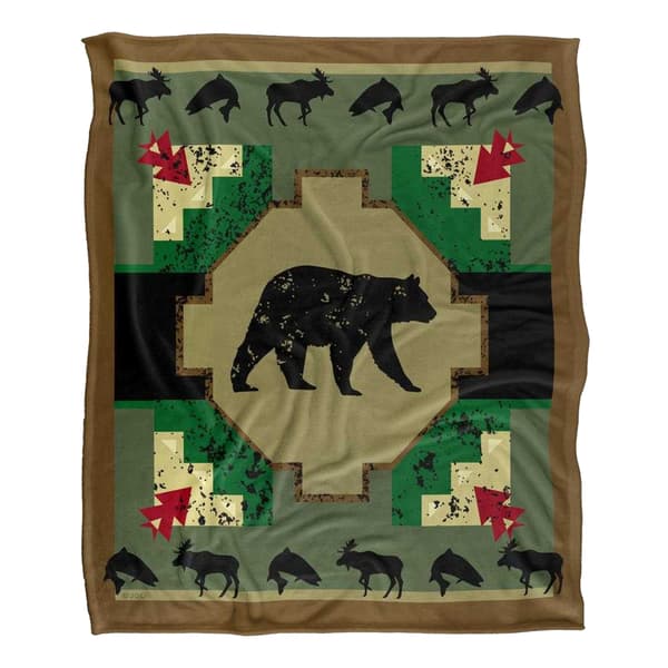 JQ Licensing 2 Silky Bear Supersoft Blanket
