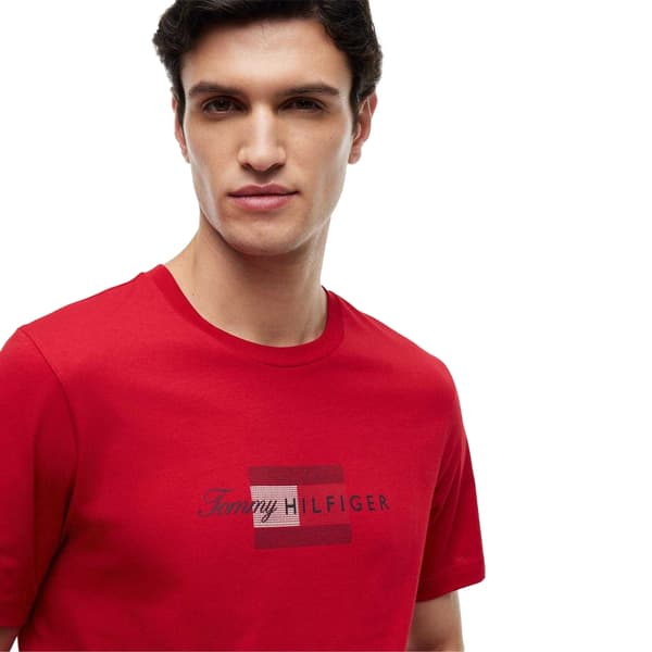 Tommy Hilfiger Mens Script Logo T-Shirt