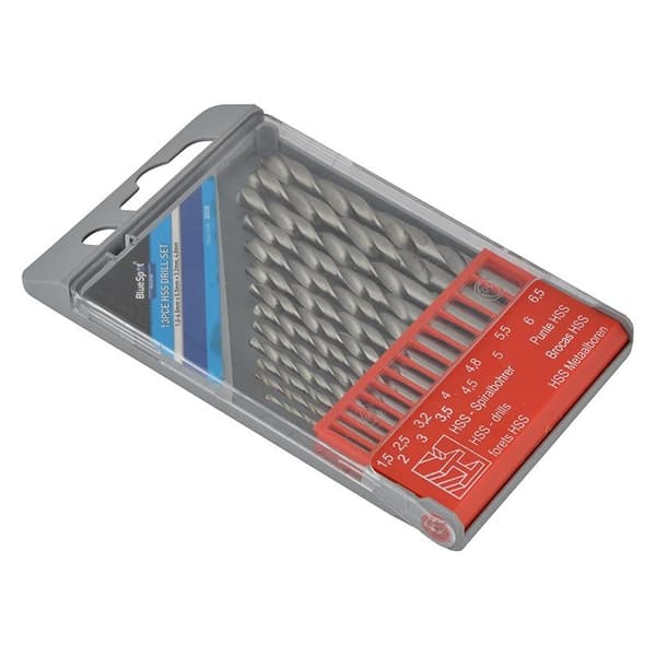 BlueSpot Tools 13 Piece Twist Drill Set
