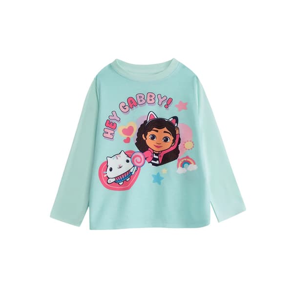 Gabby's Dollhouse Långärmad Pyjamas för Flickor (2-pack)