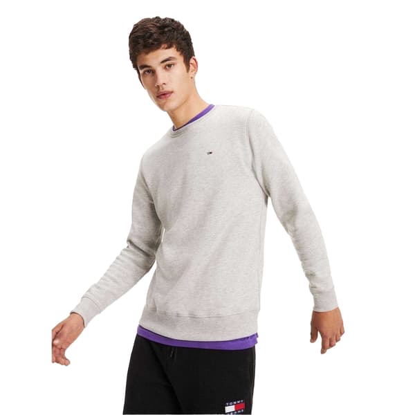 Tommy Jeans Sweatshirt med fleecefoder för män