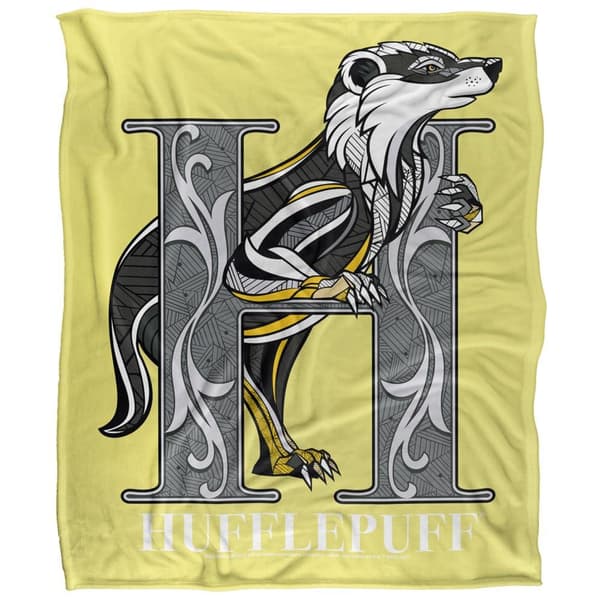 Harry Potter Hufflepuff Mäyräpeitto
