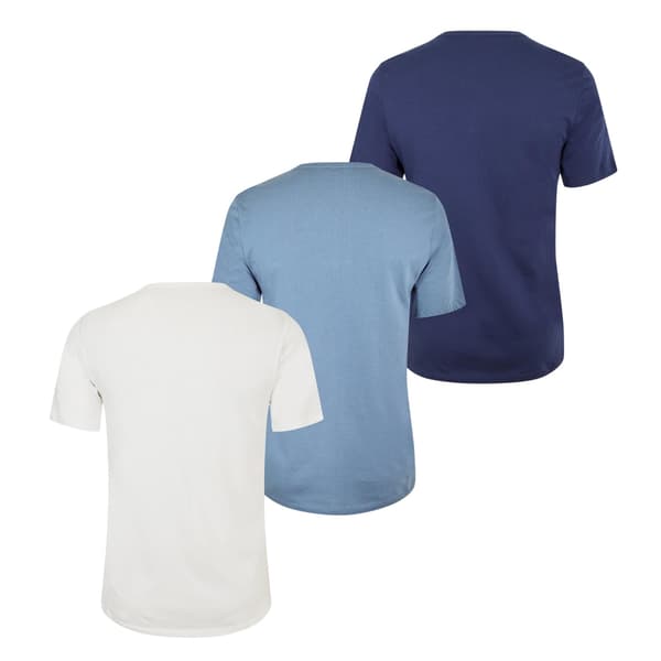 Hugo Pyjamastopp för män, enfärgad (3-pack)