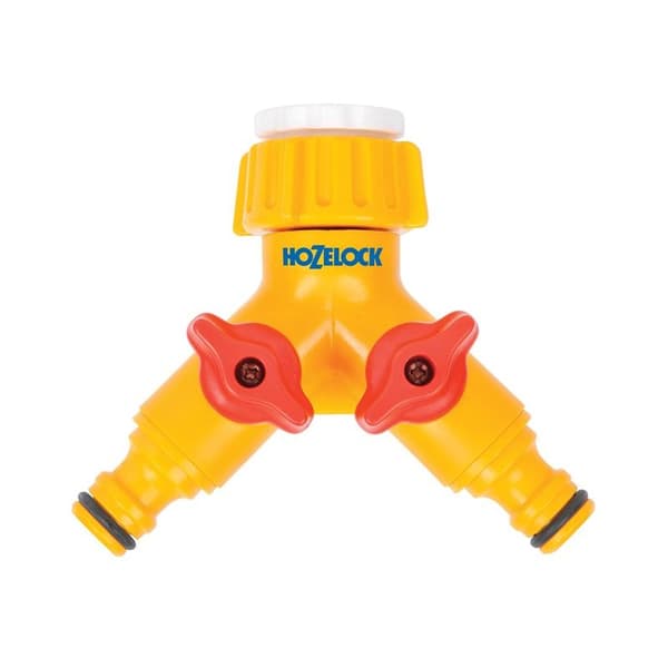 Hozelock 2256 Dobbelt kontrolhaneforbindelse 3/4in Bsp