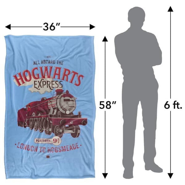 Harry Potter Hogwarts Express Soft Touch Blanket