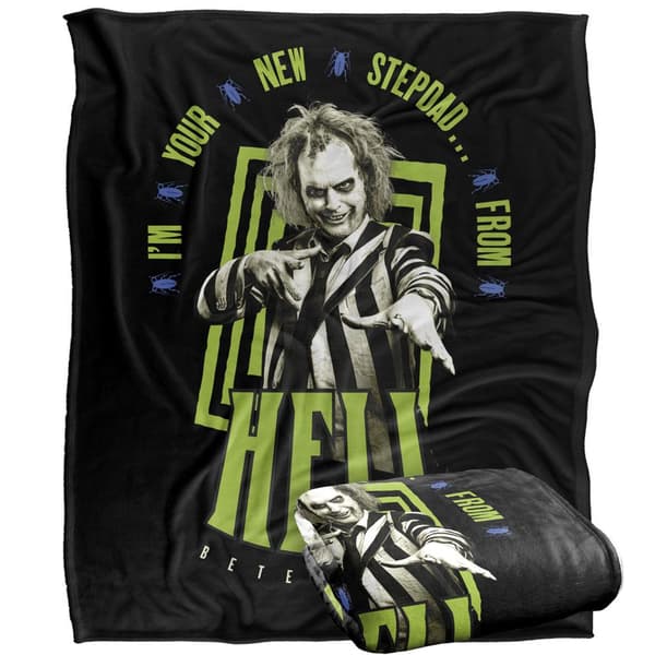 Beetlejuice Stepdad From Hell Blanket