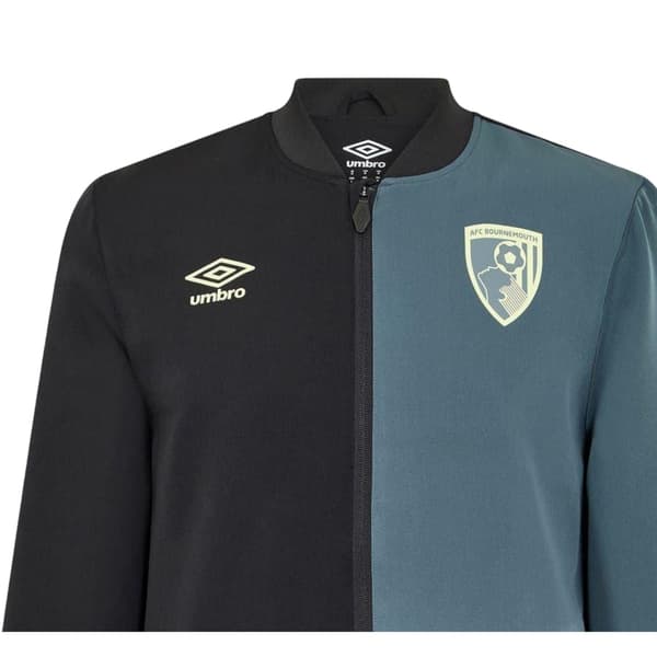 Umbro Mens AFC Bournemouth Colour Block Jacket
