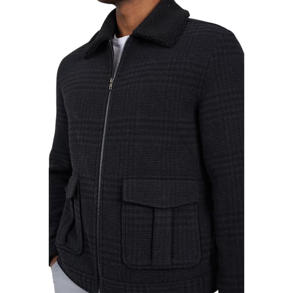 Brave Soul Mens Steffan Checked Wool Jacket